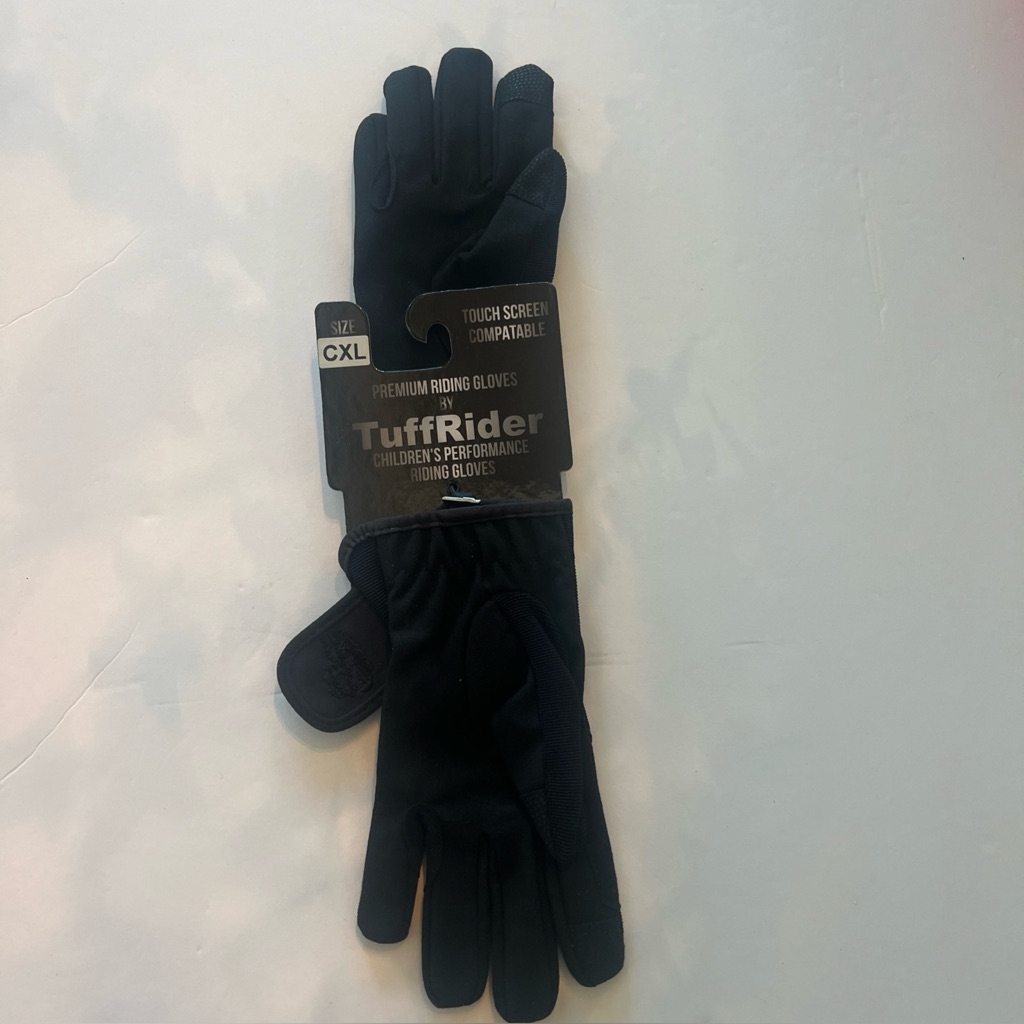 Black Riding Gloves